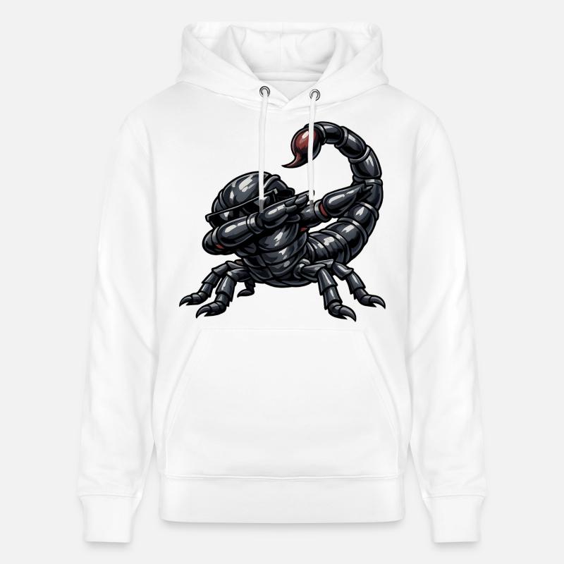 Dab du Scorpion - Sweat à capuche bio CRUISER Stanley/Stella Unisexe - blanc