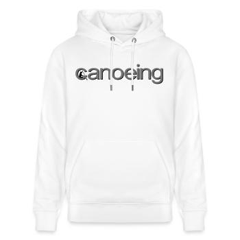 canoeing - Sweat à capuche bio CRUISER Stanley/Stella Unisexe - blanc - Devant - Alina (178cm) & Michal (187cm)