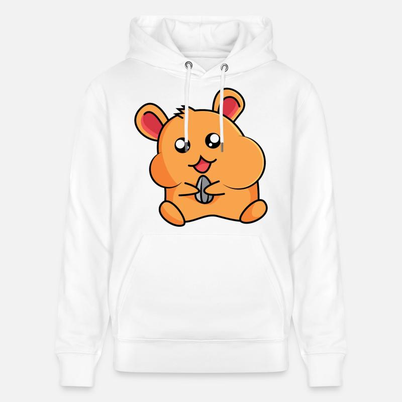 Hamster sur hamster - design - Sweat à capuche bio CRUISER Stanley/Stella Unisexe - blanc