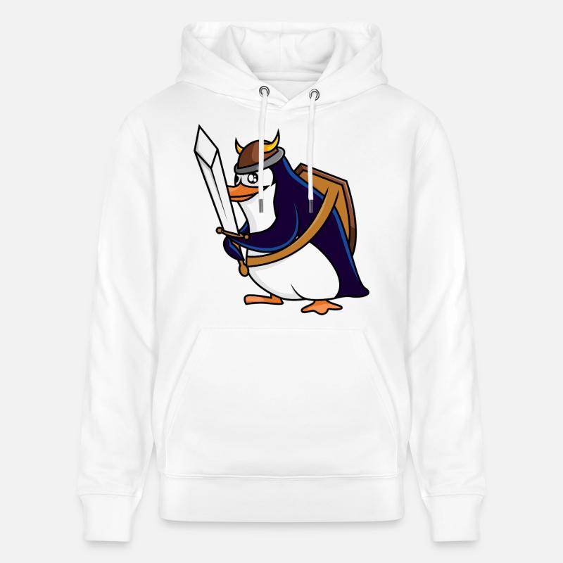 Wikinguin – Eiskalt erobert - Stanley/Stella Unisex Bio-Hoodie CRUISER  - Weiß