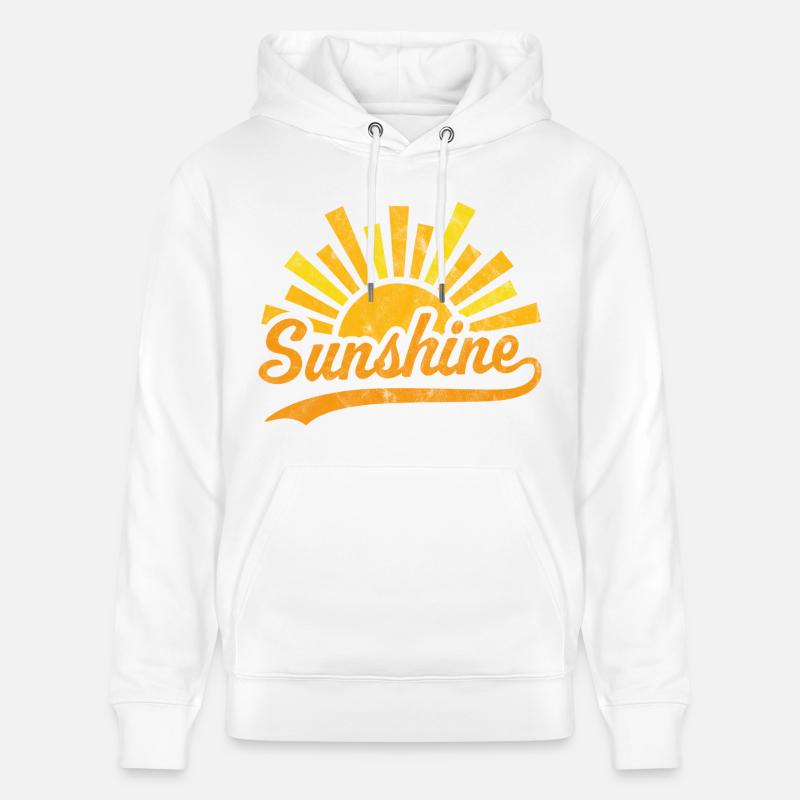 Soleil Soleil - Sweat à capuche bio CRUISER Stanley/Stella Unisexe - blanc