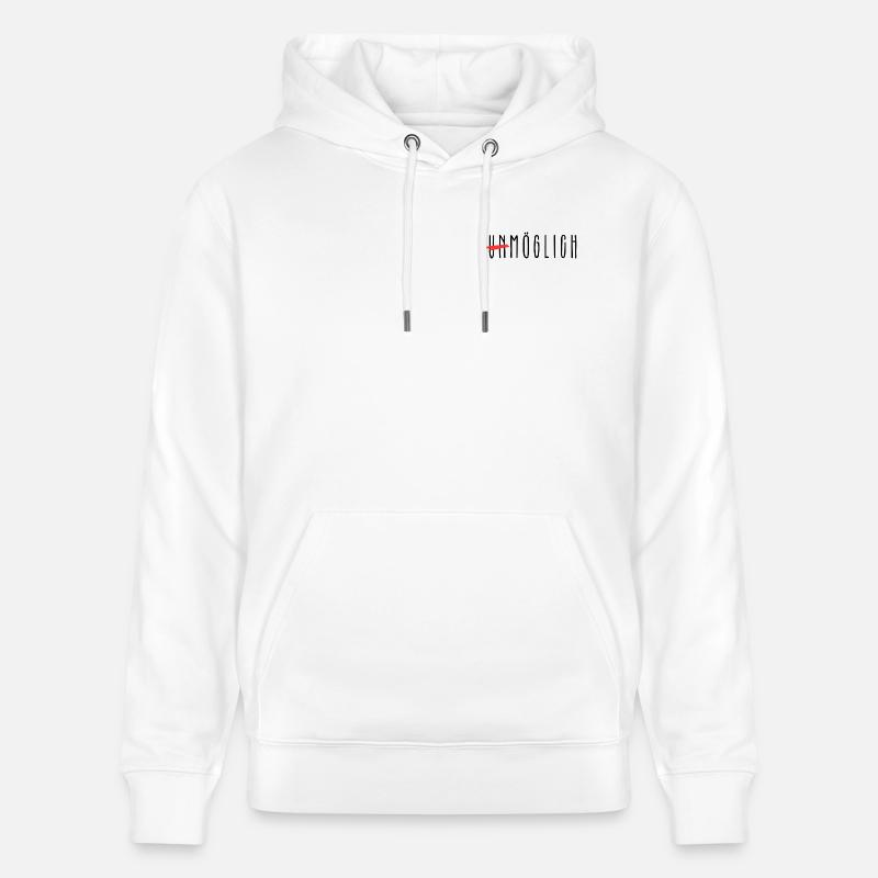 Impossible - Sweat à capuche bio CRUISER Stanley/Stella Unisexe - blanc