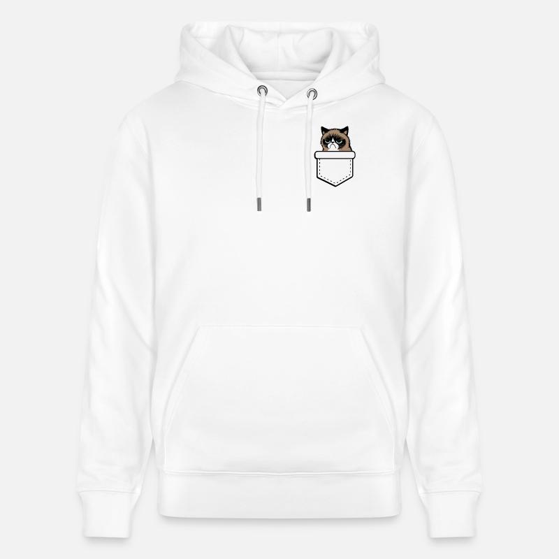 grumpy  - Sweat à capuche bio CRUISER Stanley/Stella Unisexe - blanc