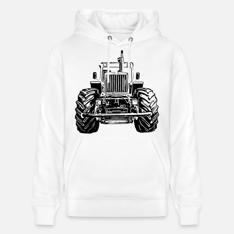 MB trac Front - Stanley/Stella Unisex Bio-Hoodie CRUISER  - Weiß