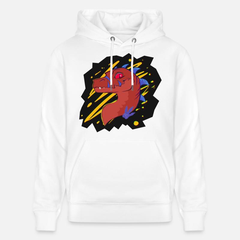 Firia, la chimère (par Derpy Fox) - Sweat à capuche bio CRUISER Stanley/Stella Unisexe - blanc