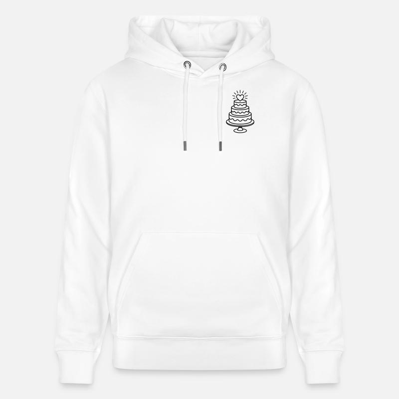 Mariage - Pièce montée - Sweat à capuche bio CRUISER Stanley/Stella Unisexe - blanc