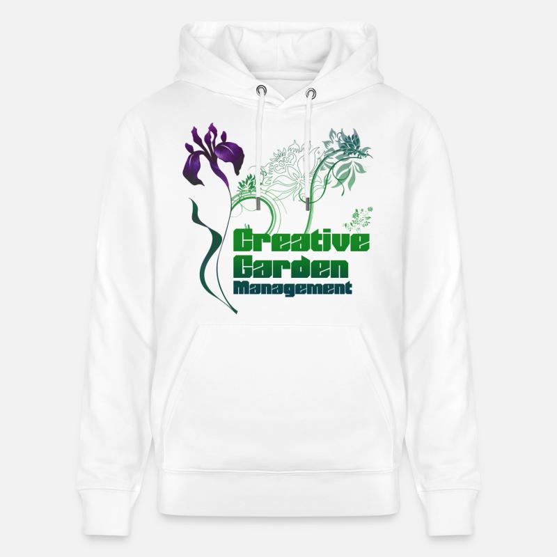 Gestion créative de jardin - Sweat à capuche bio CRUISER Stanley/Stella Unisexe - blanc