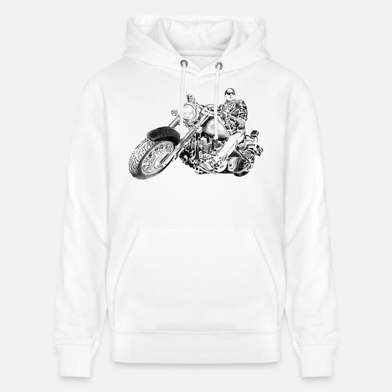 chopper - Sweat à capuche bio CRUISER Stanley/Stella Unisexe - blanc