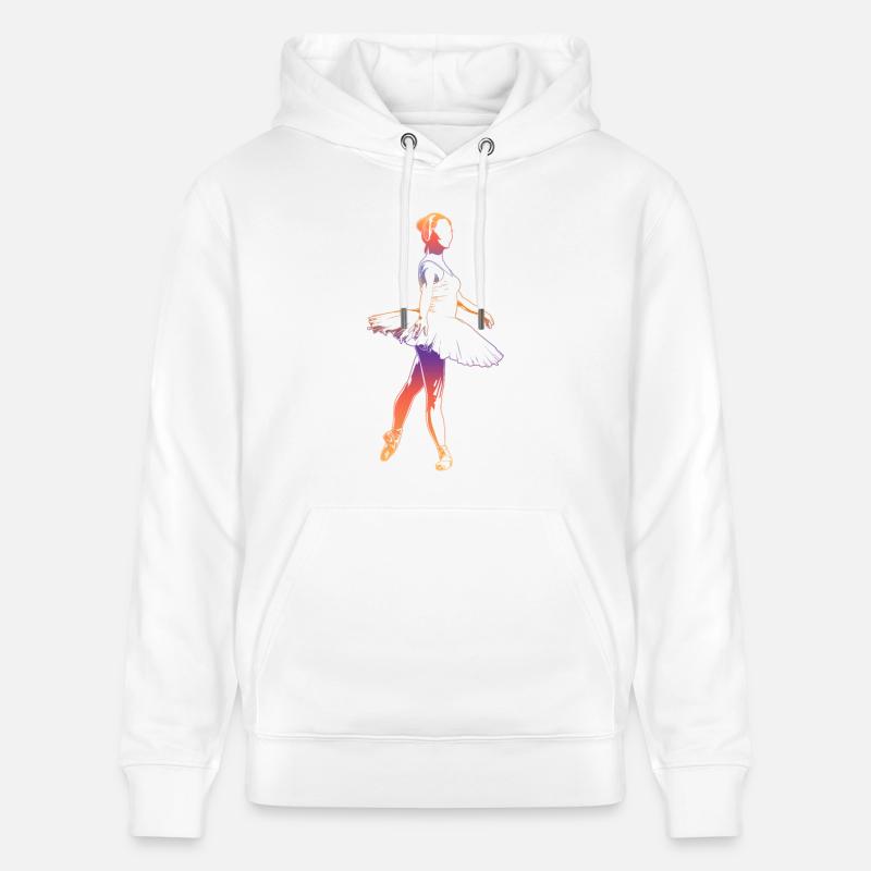 Danse classique - Sweat à capuche bio CRUISER Stanley/Stella Unisexe - blanc