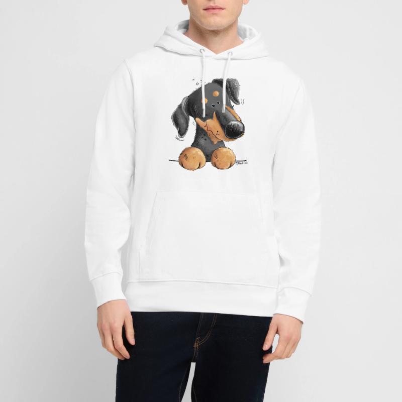 Lustiger Dobermann Oder Pinscher I Hund Comic Stanley/Stella Unisex Bio-Hoodie CRUISER 