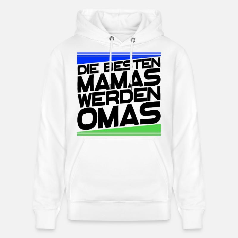 Gratulation Oma Statement Großmutter Alles Gute - Stanley/Stella Unisex Bio-Hoodie CRUISER  - Weiß