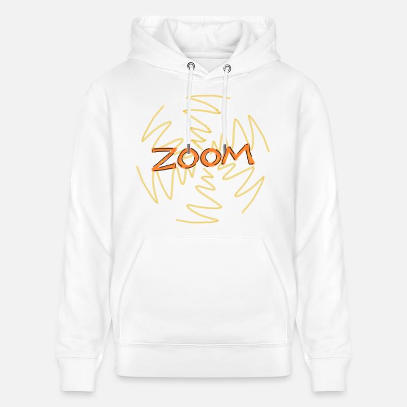 ZOOM! - Sweat à capuche bio CRUISER Stanley/Stella Unisexe - blanc