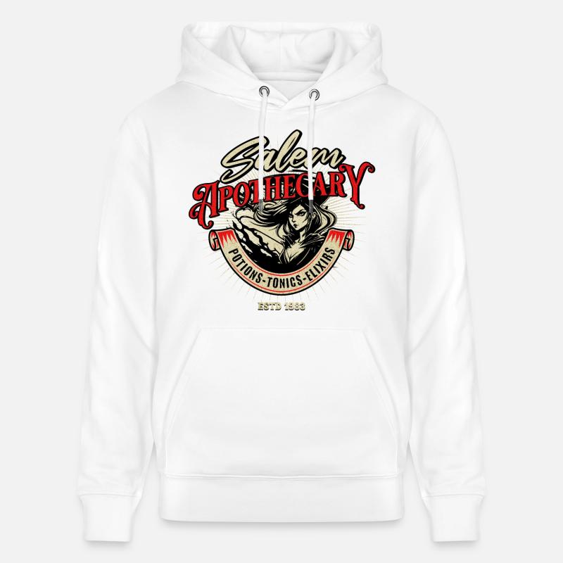 Sorcière apothicaire de Salem - Sweat à capuche bio CRUISER Stanley/Stella Unisexe - blanc