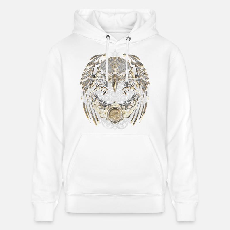 Aigle doré - Sweat à capuche bio CRUISER Stanley/Stella Unisexe - blanc