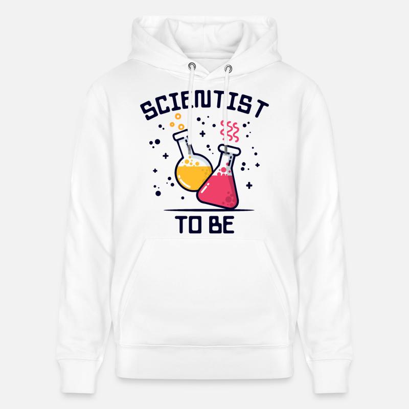 Workaholic Wissenschafter Statement Beruf Karriere - Stanley/Stella Unisex Bio-Hoodie CRUISER  - Weiß