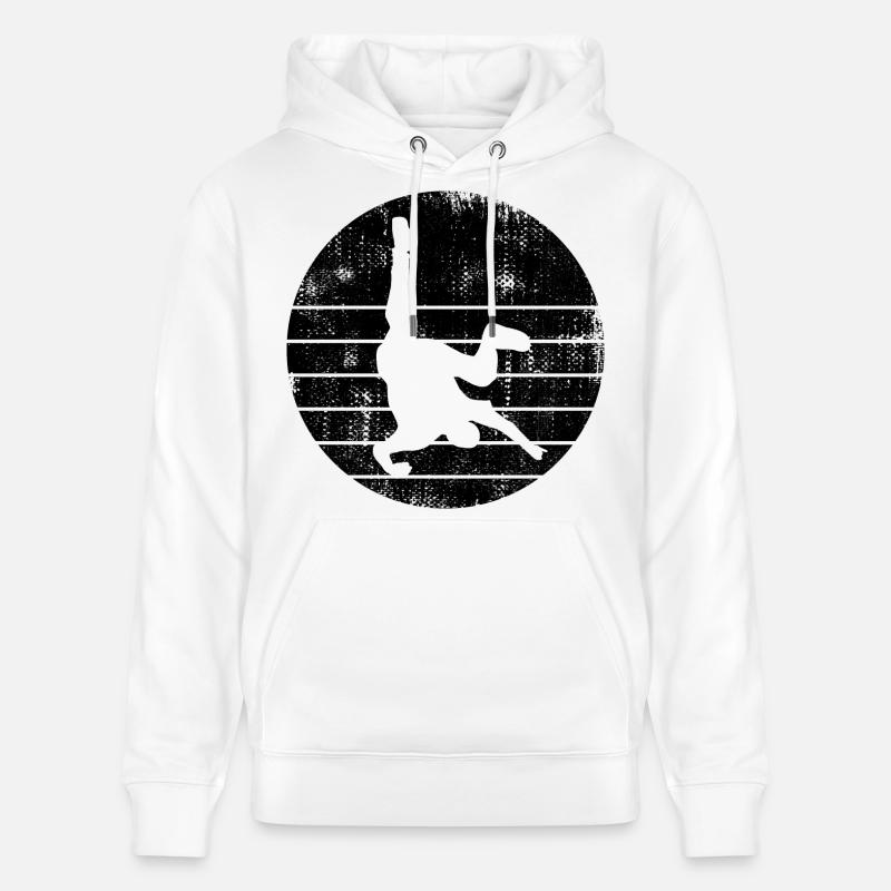 Breakdancer - Sweat à capuche bio CRUISER Stanley/Stella Unisexe - blanc