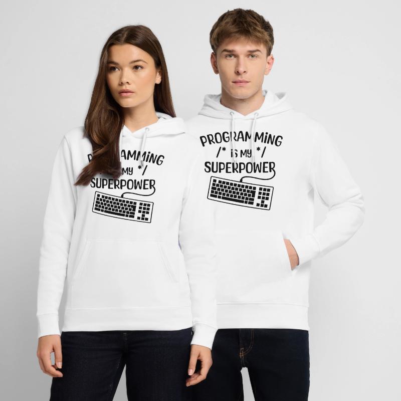 Computerfreak Statement Developer Programmierer Stanley/Stella Unisex Bio-Hoodie CRUISER 