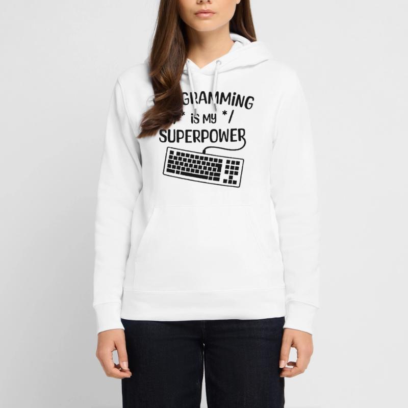 Computer Freak Statement Developer Programmer Stanley/Stella CRUISER Unisex Organic Hoodie