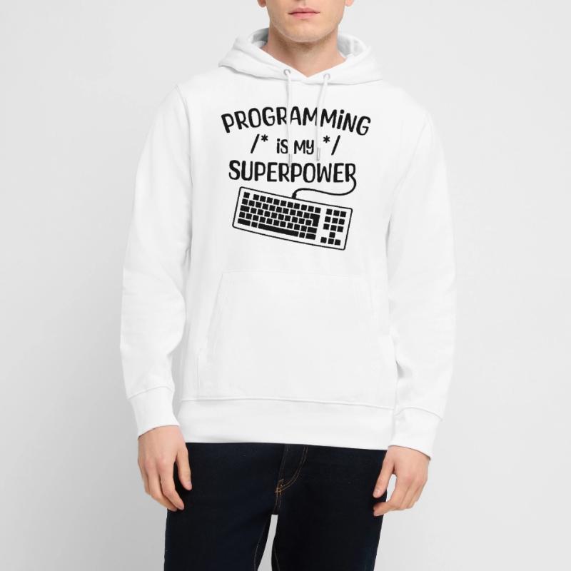 Computer Freak Statement Developer Programmer Stanley/Stella CRUISER Unisex Organic Hoodie