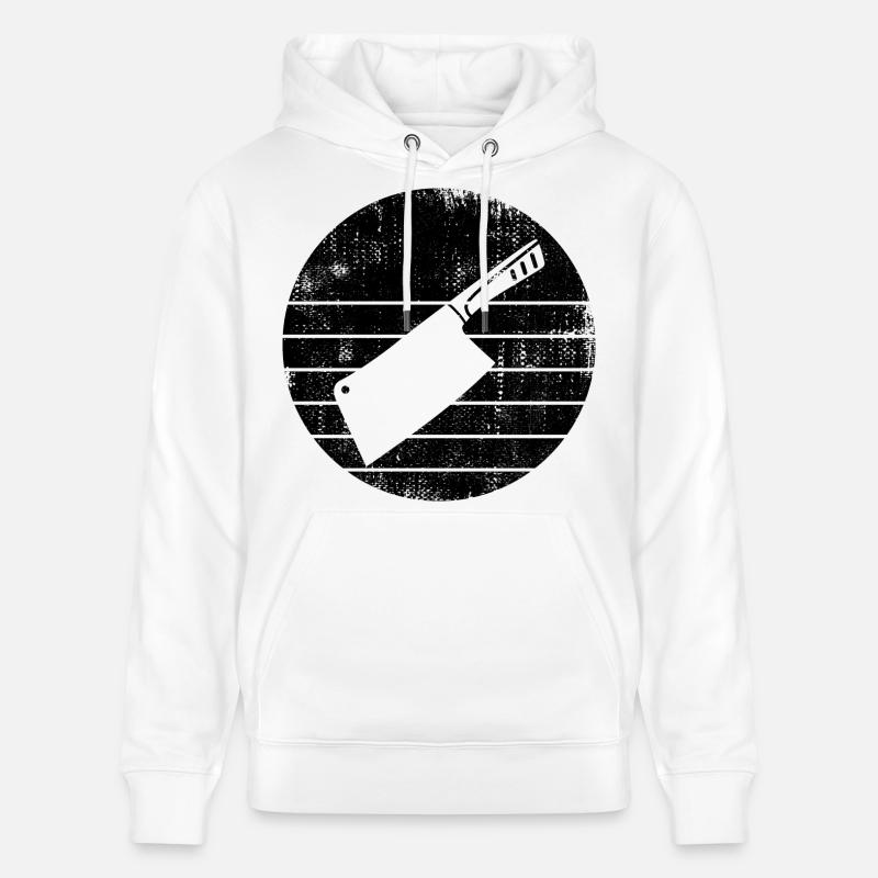 Hackbeil Skizze - Stanley/Stella Unisex Bio-Hoodie CRUISER  - Weiß