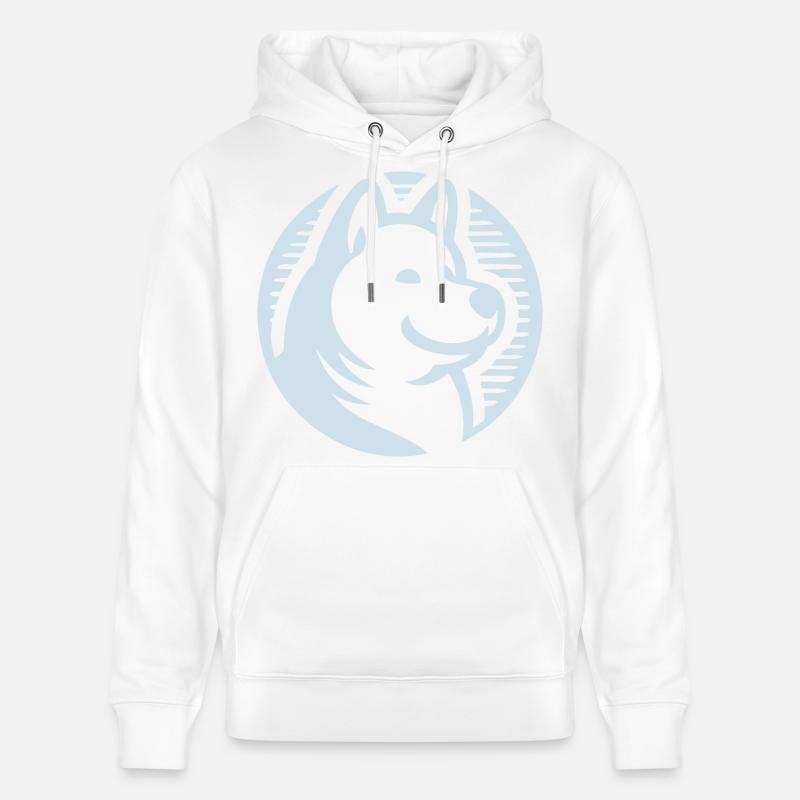 Flocon de neige - Sweat à capuche bio CRUISER Stanley/Stella Unisexe - blanc