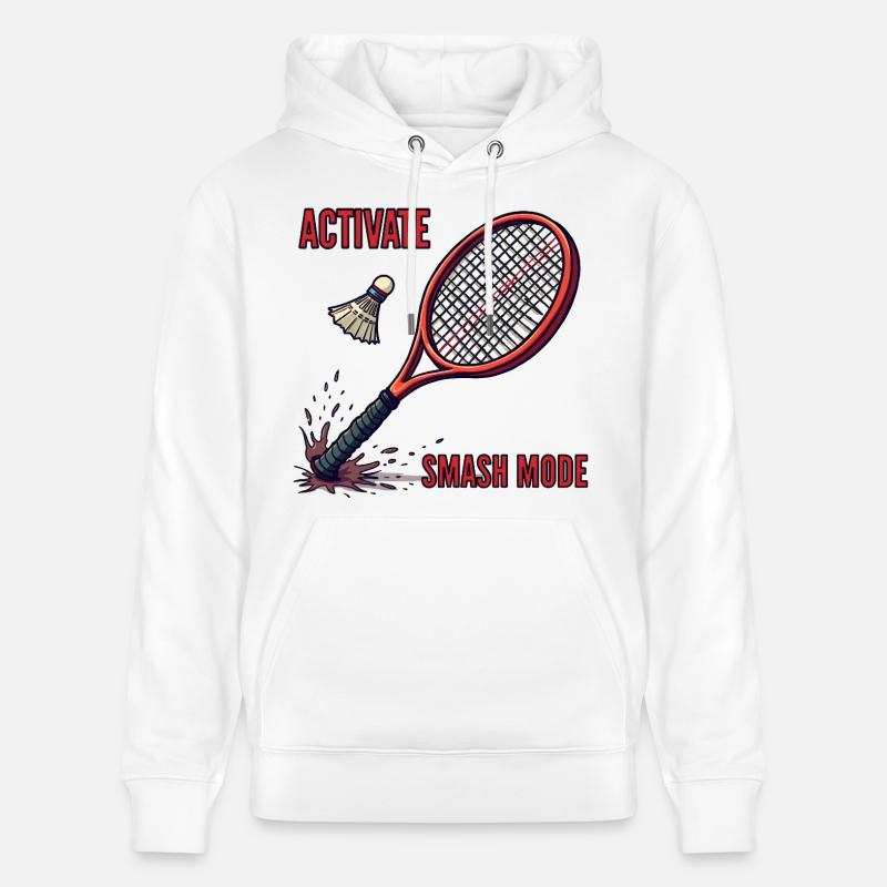 Activer le mode Smash - Sweat à capuche bio CRUISER Stanley/Stella Unisexe - blanc