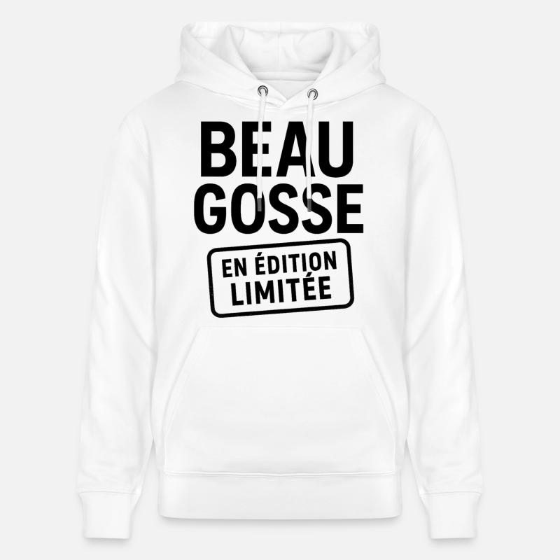 Beau gosse en édition limitée - Sweat à capuche bio CRUISER Stanley/Stella Unisexe - blanc