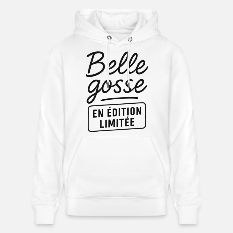 Belle gosse en édition limitée - Sweat à capuche bio CRUISER Stanley/Stella Unisexe - blanc