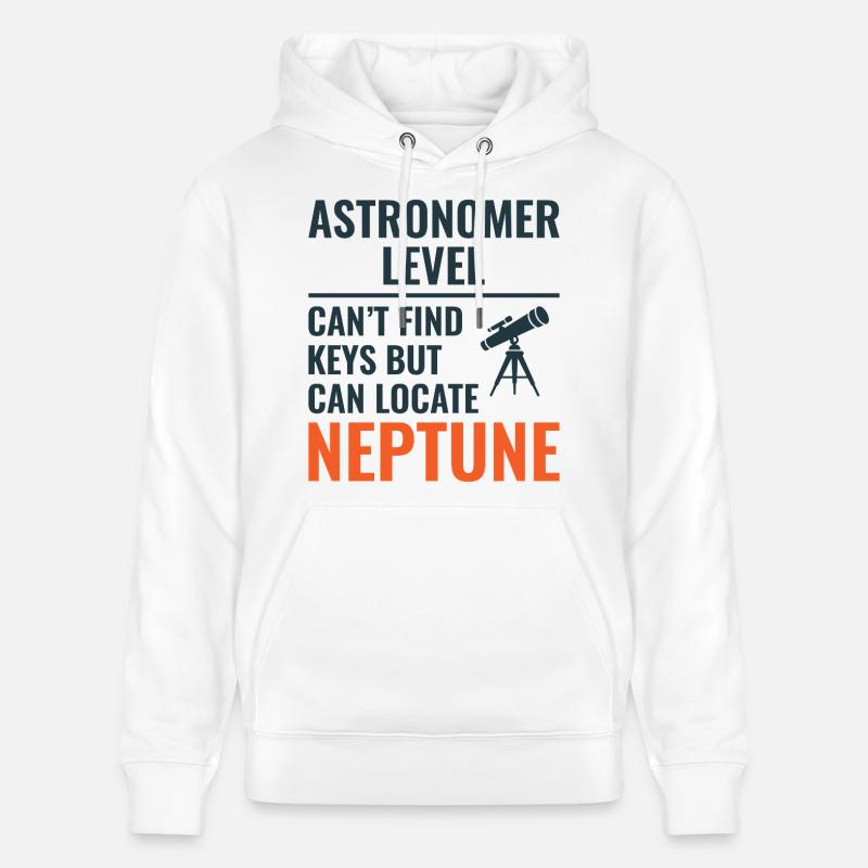 Planètes du système solaire Art spatial - Sweat à capuche bio CRUISER Stanley/Stella Unisexe - blanc