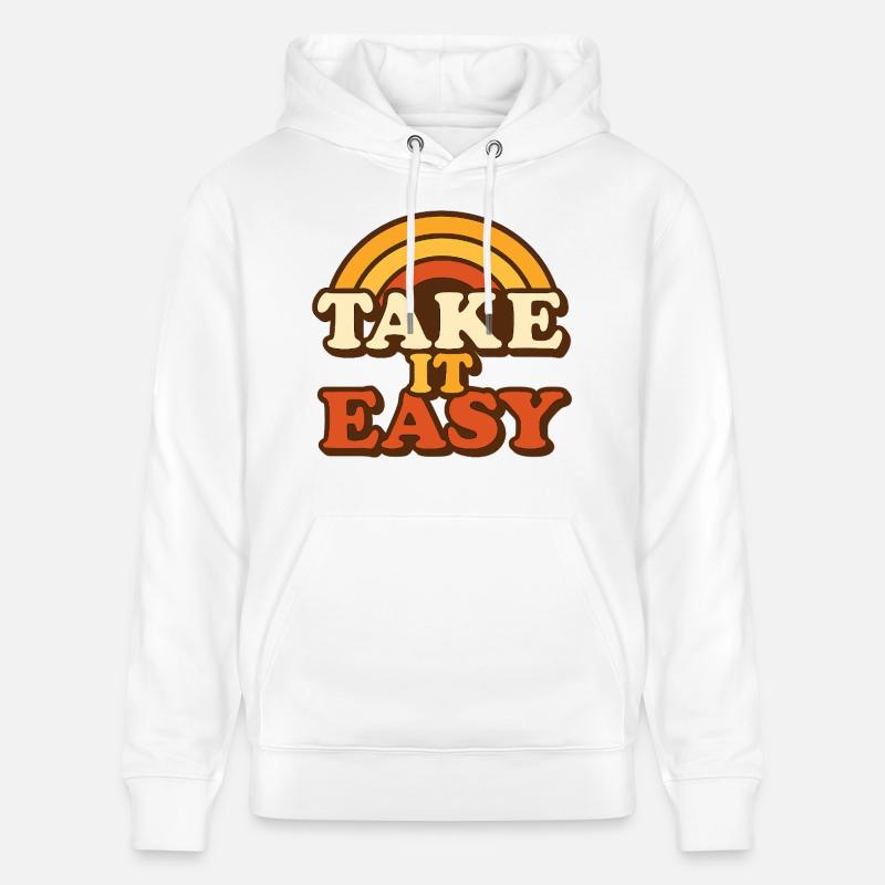 Rétro Take It Easy - Sweat à capuche bio CRUISER Stanley/Stella Unisexe - blanc
