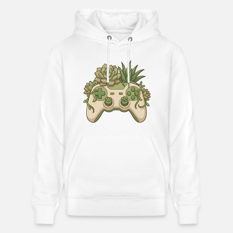 Manette Succulent - Collant de jeu mignon - Sweat à capuche bio CRUISER Stanley/Stella Unisexe - blanc