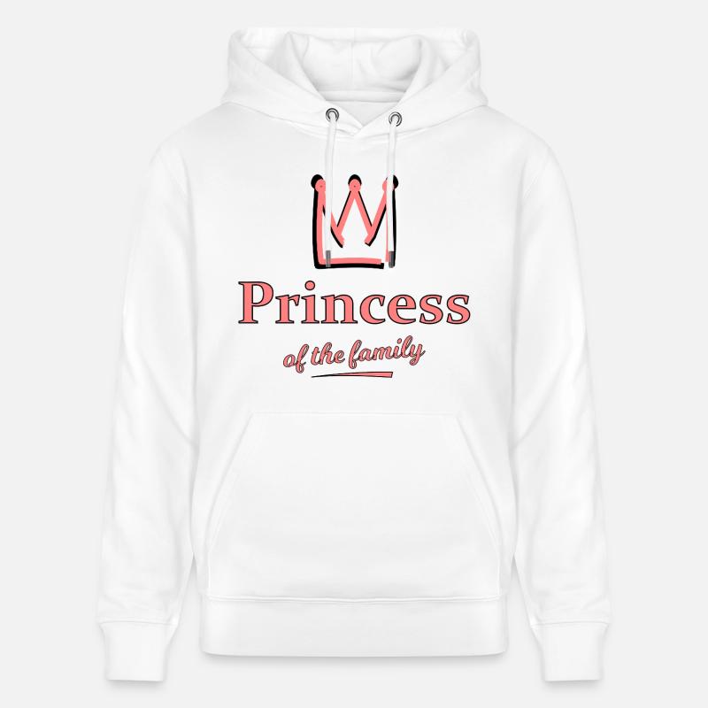 Princesse de la famille - Sweat à capuche bio CRUISER Stanley/Stella Unisexe - blanc