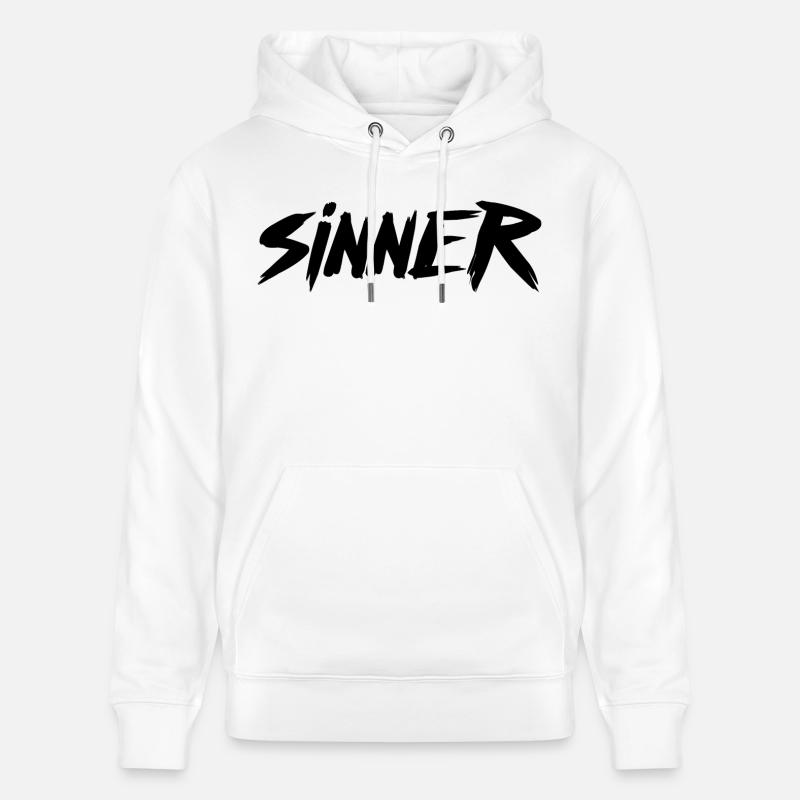 Graphique Sinner - Sweat à capuche bio CRUISER Stanley/Stella Unisexe - blanc