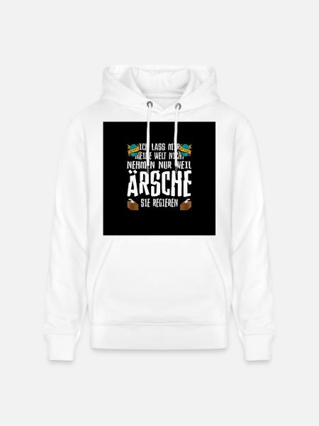 Meine Welt Regieren - Stanley/Stella Unisex Bio-Hoodie CRUISER - Weiß