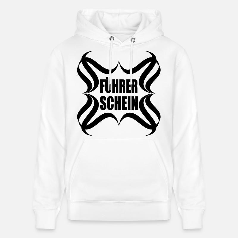 Félicitations, permis de conduire réussi - Sweat à capuche bio CRUISER Stanley/Stella Unisexe - blanc