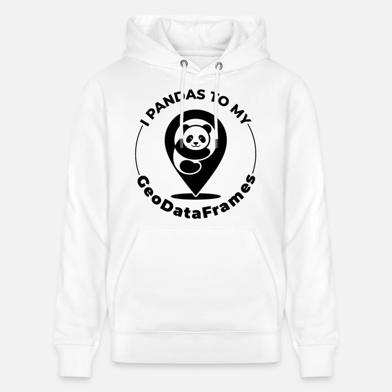 GeoDataFrames Pandas GIS Python Programming - Stanley/Stella CRUISER Unisex Organic Hoodie - white