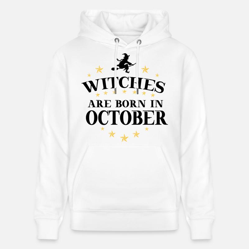 Sorcières Oktober - Sweat à capuche bio CRUISER Stanley/Stella Unisexe - blanc