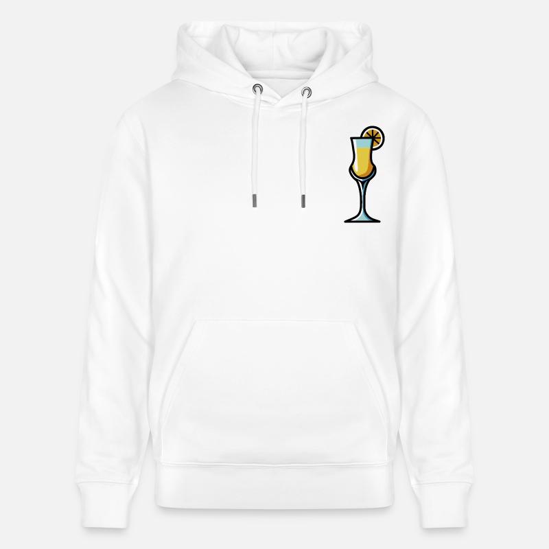 Limoncello Cocktail - Sweat à capuche bio CRUISER Stanley/Stella Unisexe - blanc