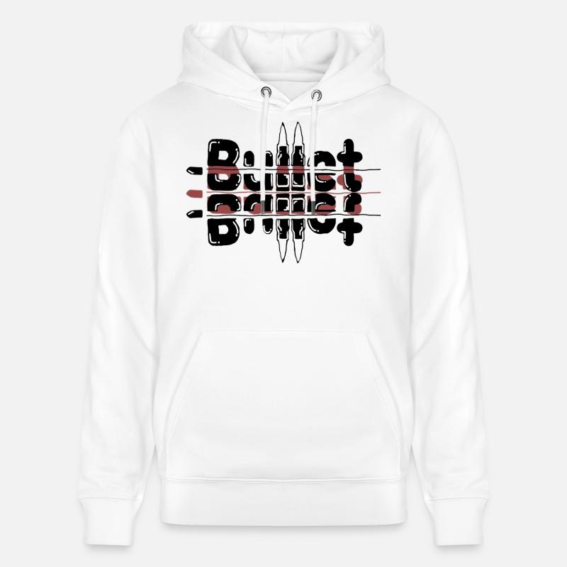 Bullet... - Sweat à capuche bio CRUISER Stanley/Stella Unisexe - blanc