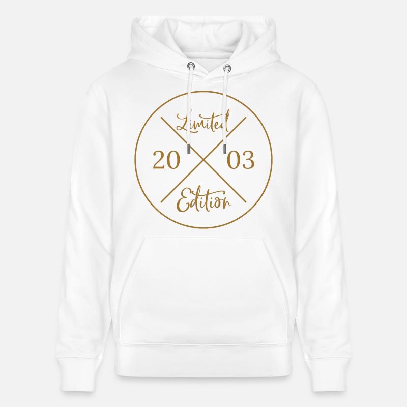 Edition limitée 2003 - Sweat à capuche bio CRUISER Stanley/Stella Unisexe - blanc
