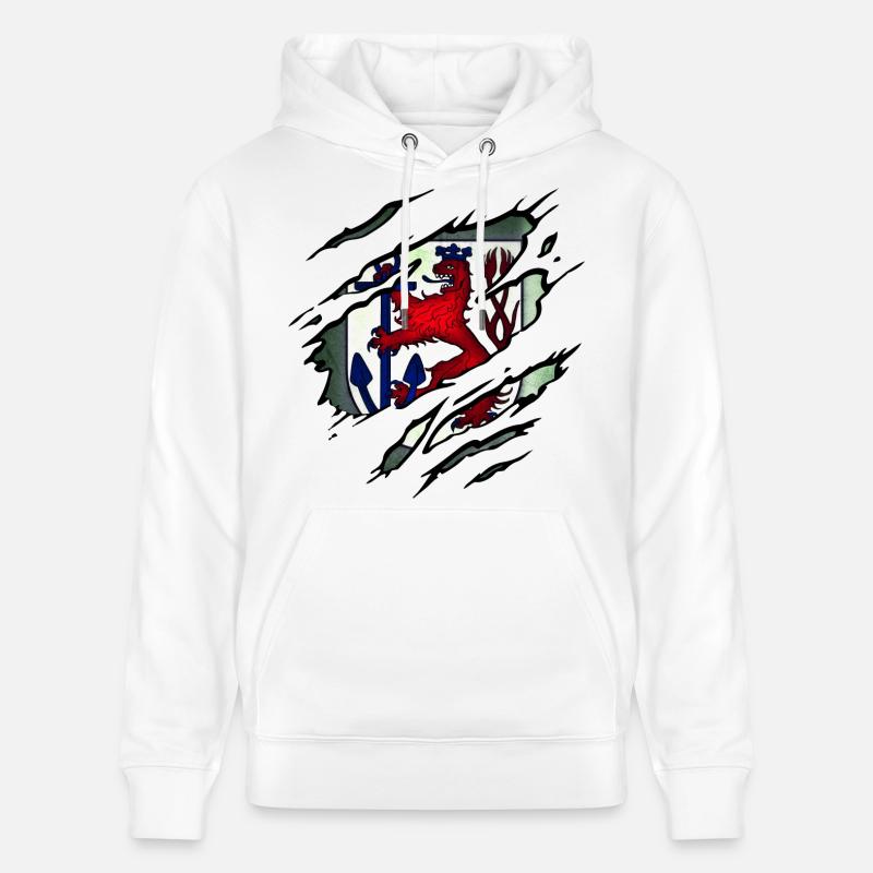 Dusseldorf - Sweat à capuche bio CRUISER Stanley/Stella Unisexe - blanc