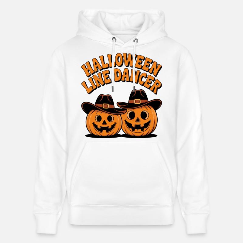 Danseuse en ligne d’Halloween - Sweat à capuche bio CRUISER Stanley/Stella Unisexe - blanc