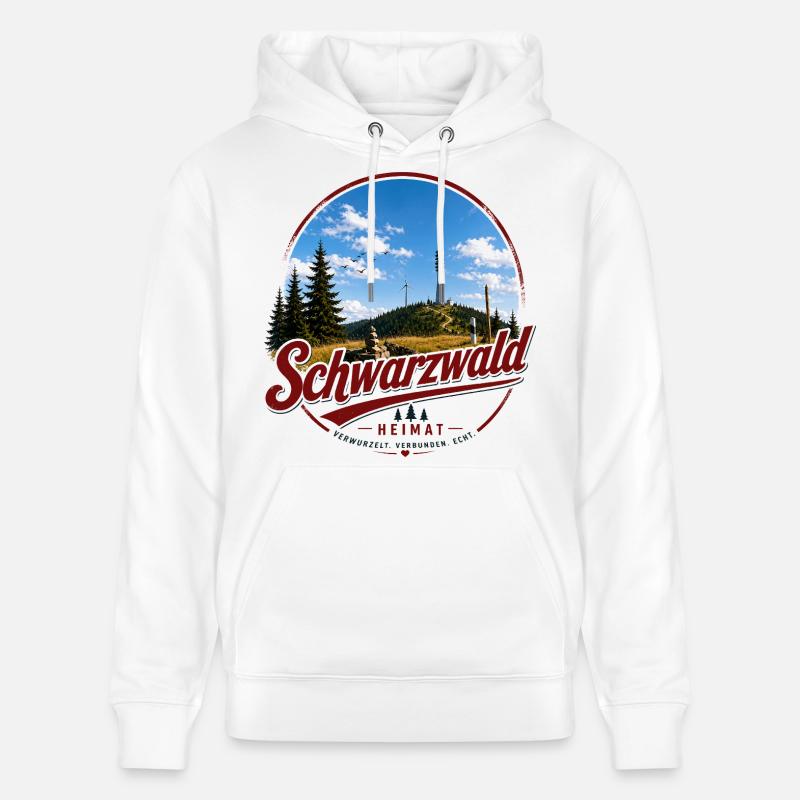 Schwarzwald Heimat Layout - Stanley/Stella Unisex Bio-Hoodie CRUISER - Weiß