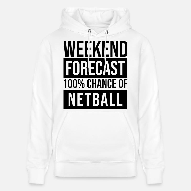 Netball - Sweat à capuche bio CRUISER Stanley/Stella Unisexe - blanc