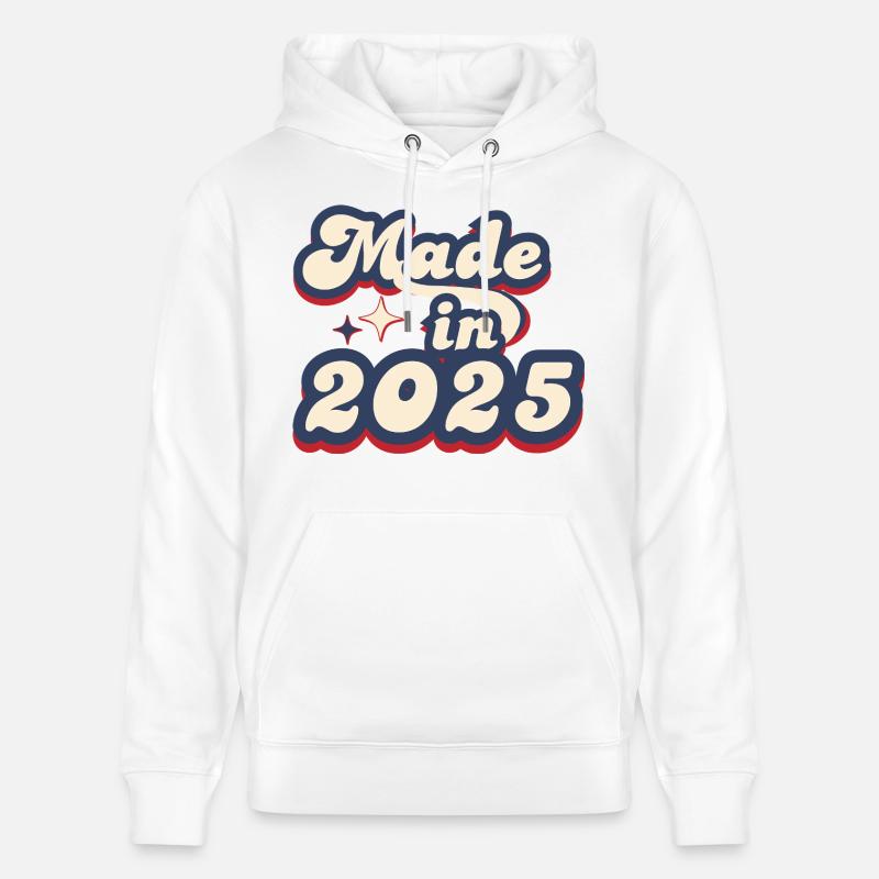 Made in 2025 retro - Sweat à capuche bio CRUISER Stanley/Stella Unisexe - blanc