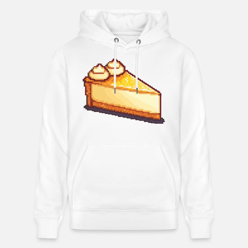Cheesecake Pixel Gamer Cake - Sweat à capuche bio CRUISER Stanley/Stella Unisexe - blanc