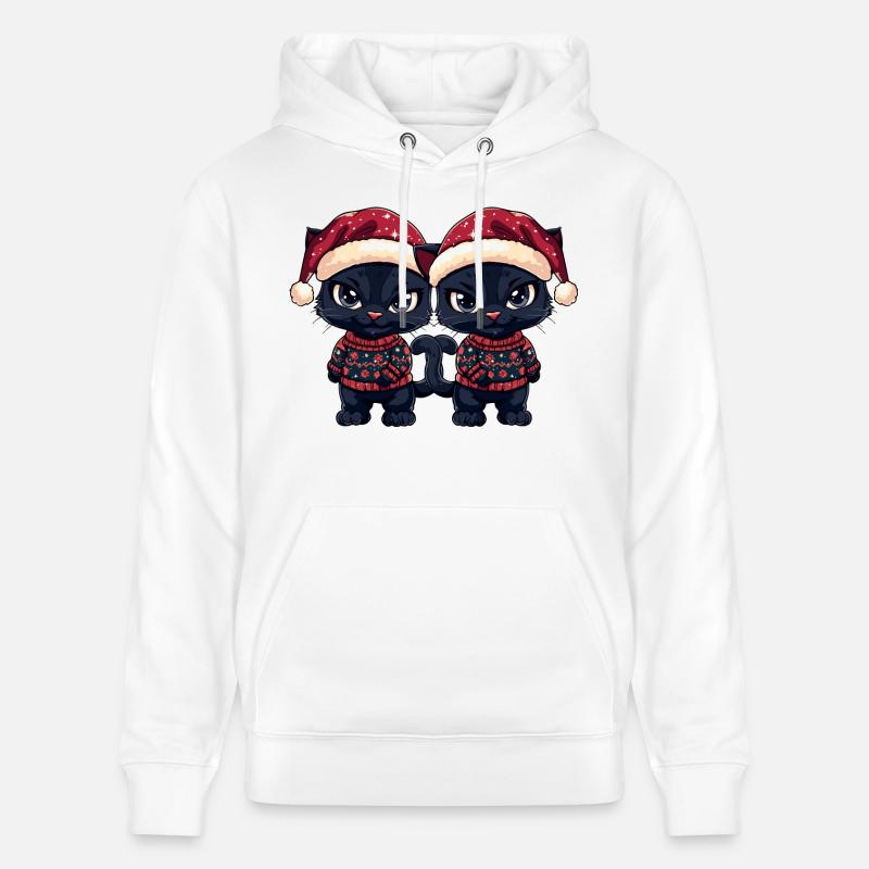 L’équipe de Noël des Panthers - Sweat à capuche bio CRUISER Stanley/Stella Unisexe - blanc