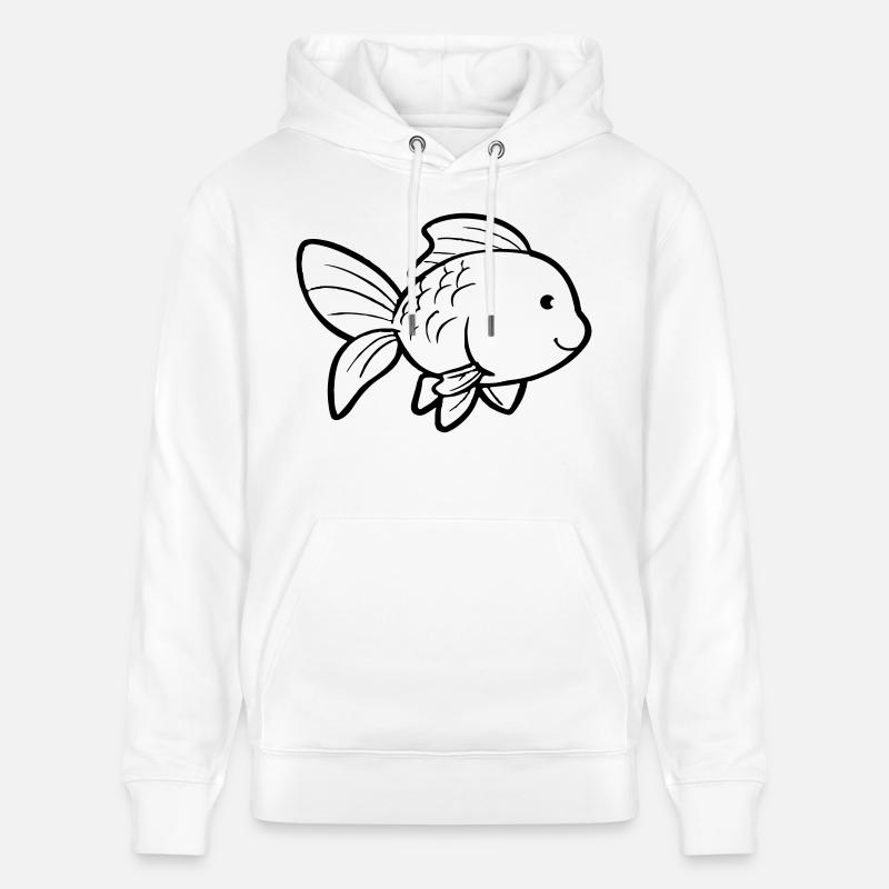 Goldfisch - Stanley/Stella Unisex Bio-Hoodie CRUISER  - Weiß