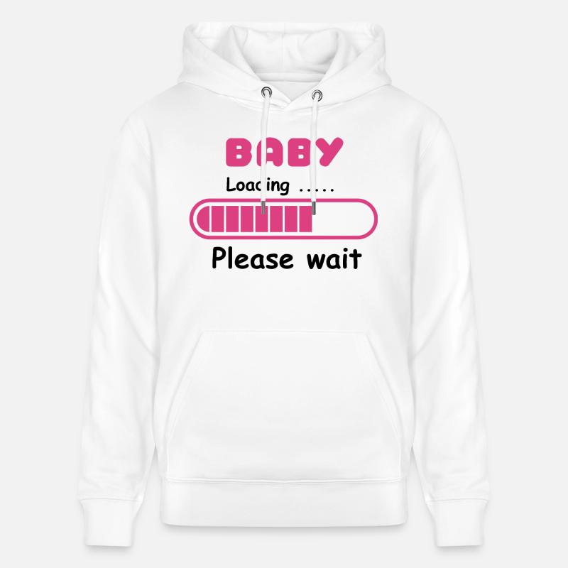 Baby loading - please wait - Sweat à capuche bio CRUISER Stanley/Stella Unisexe - blanc