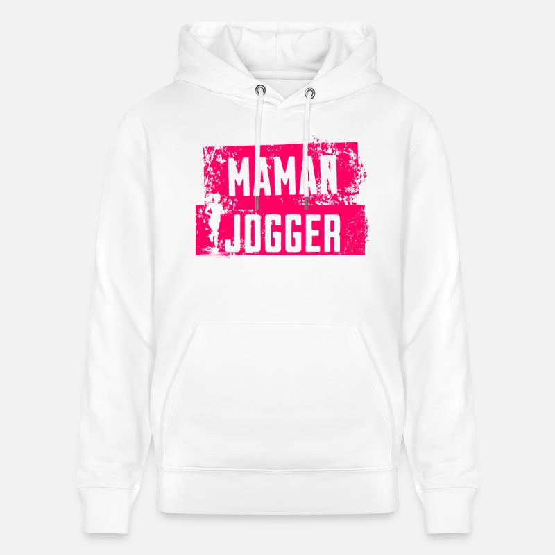 mama jogger - Sweat à capuche bio CRUISER Stanley/Stella Unisexe - blanc